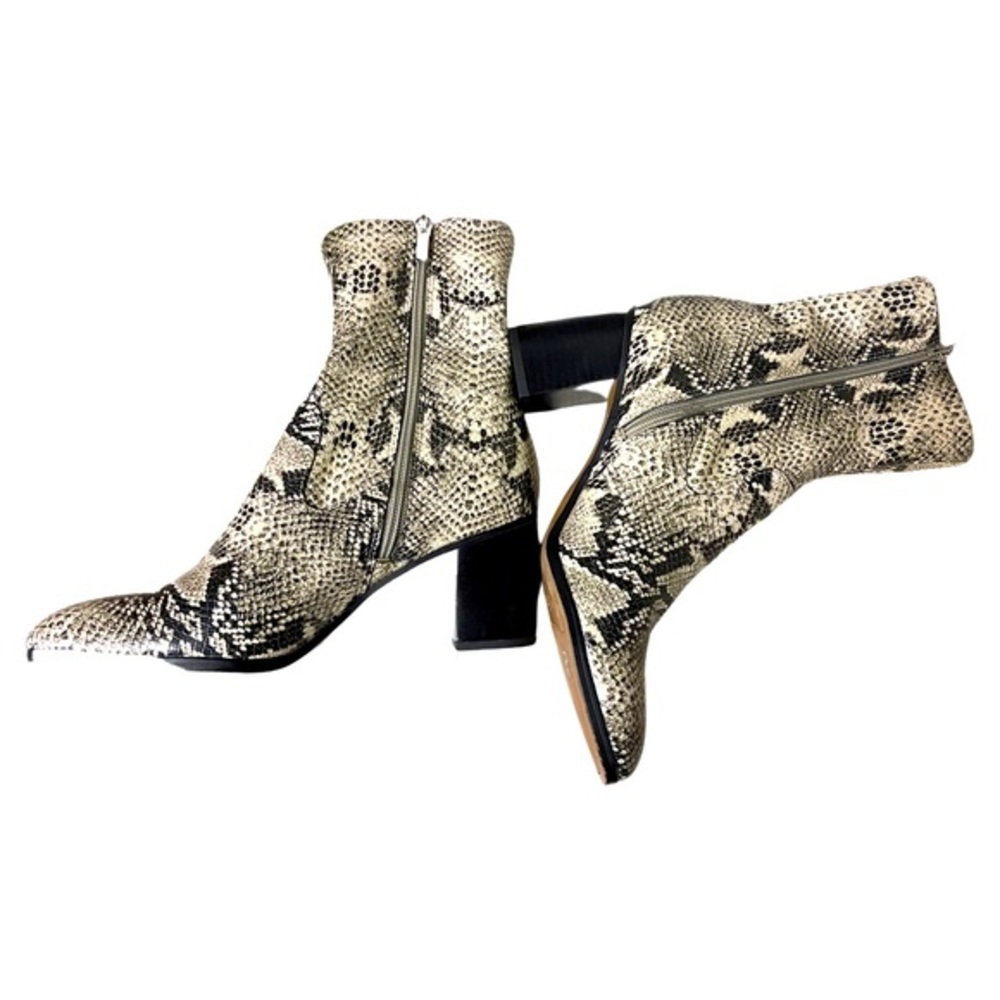 Franco Sarto Indigo Women's‎ Boot faux snakeskin heeled boot